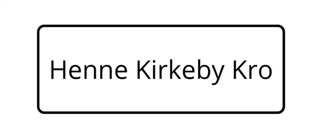 Route to Henne Kirkeby Kro